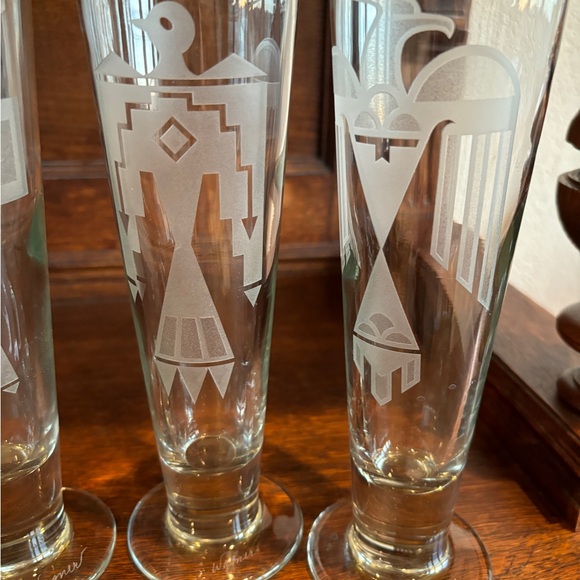 NWOT - VINTAGE ART GLASS - LUXURY FLUTES - Picture 10 of 10